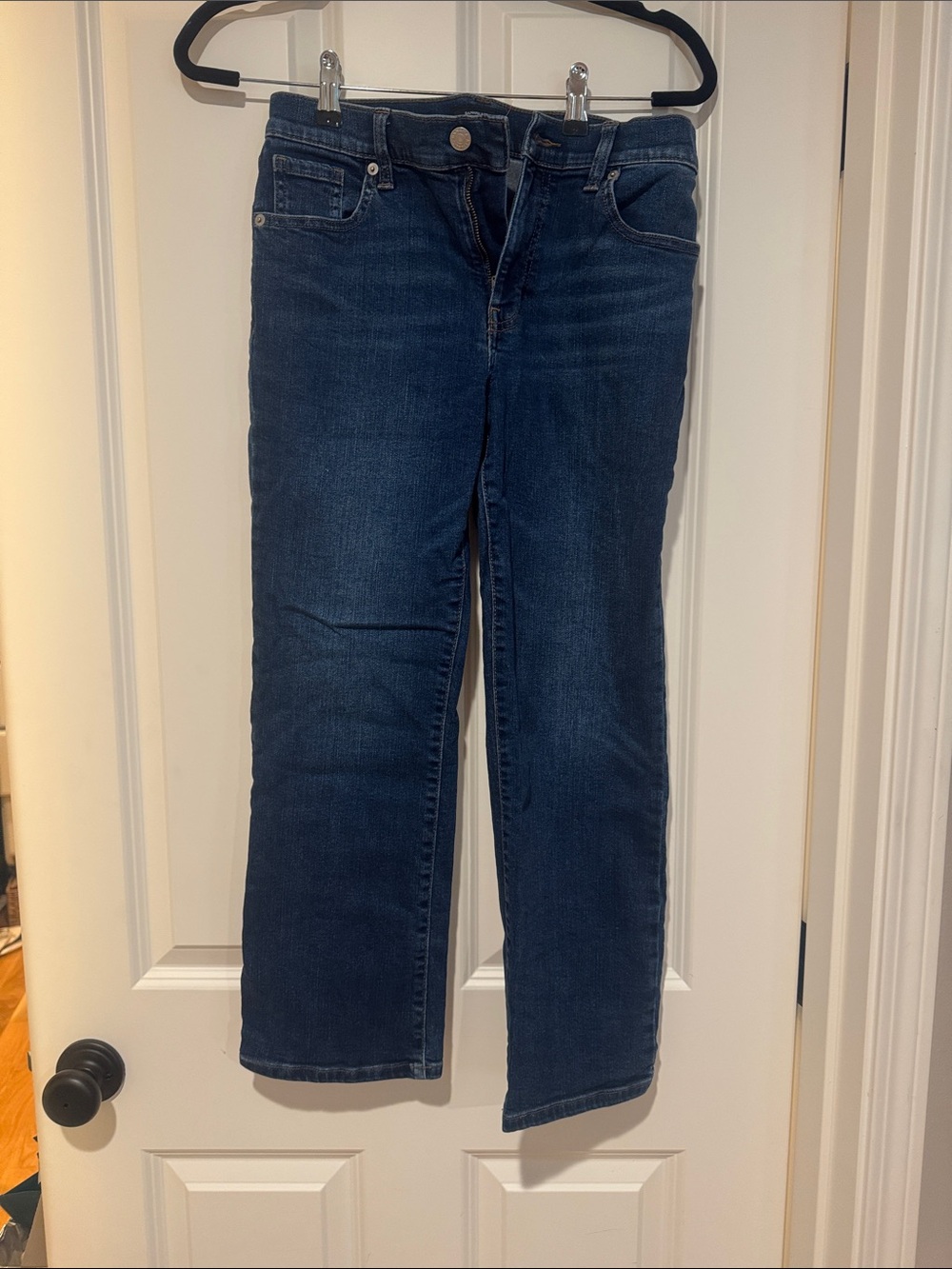 Banana Republic Women's Dark Indigo Straight-Leg Jeans